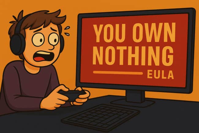 You own nothing in a game